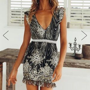 Hello Molly match me dress black